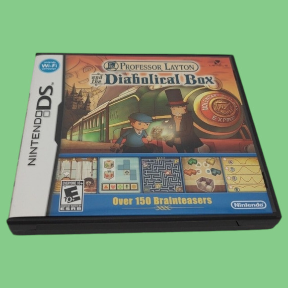 Professor Layton Series Nintendo DS Two Games Unwound Future and Diabolical Box - Picture 5 of 16